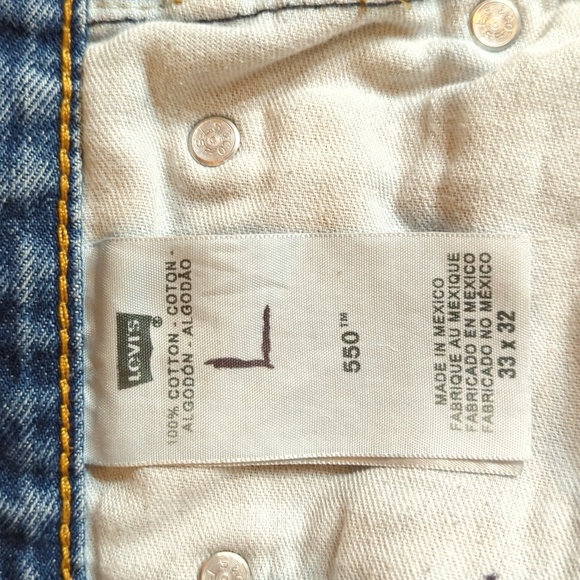 Levi's 550 Jeans - 33x32 - Picture 6 of 7